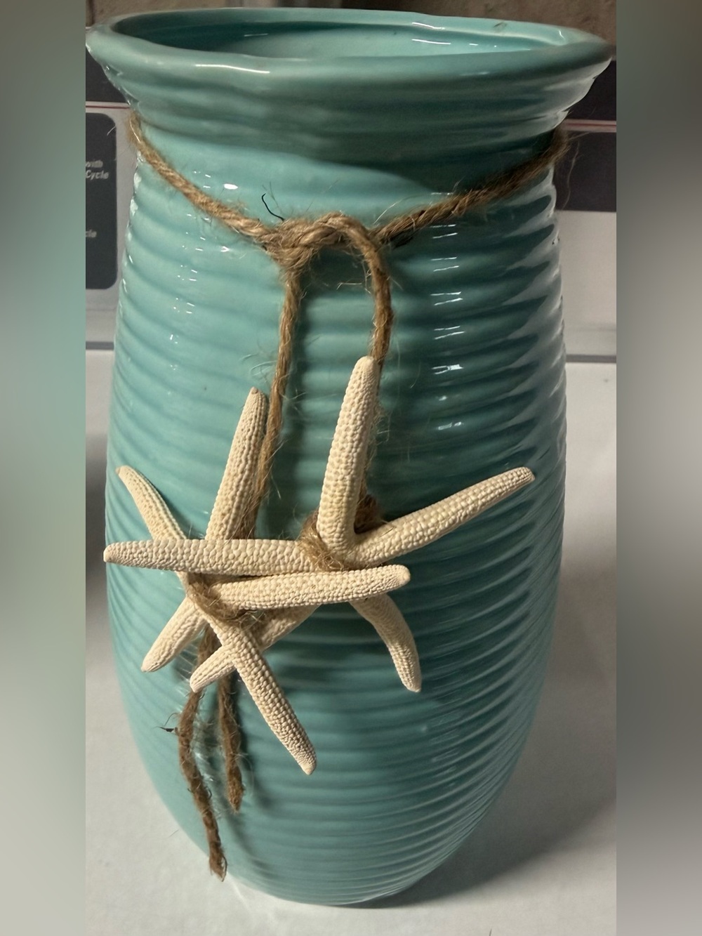Coastal Starfish Accent Vase